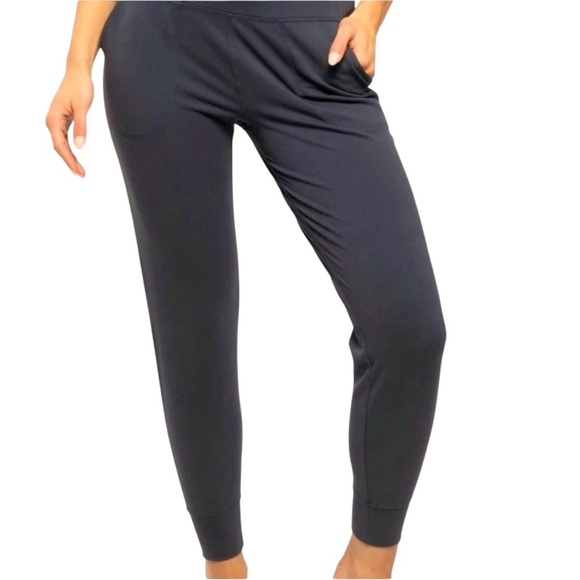 BLACK Gottex Jogger Pants w/Pockets Size XS - Picture 1 of 5